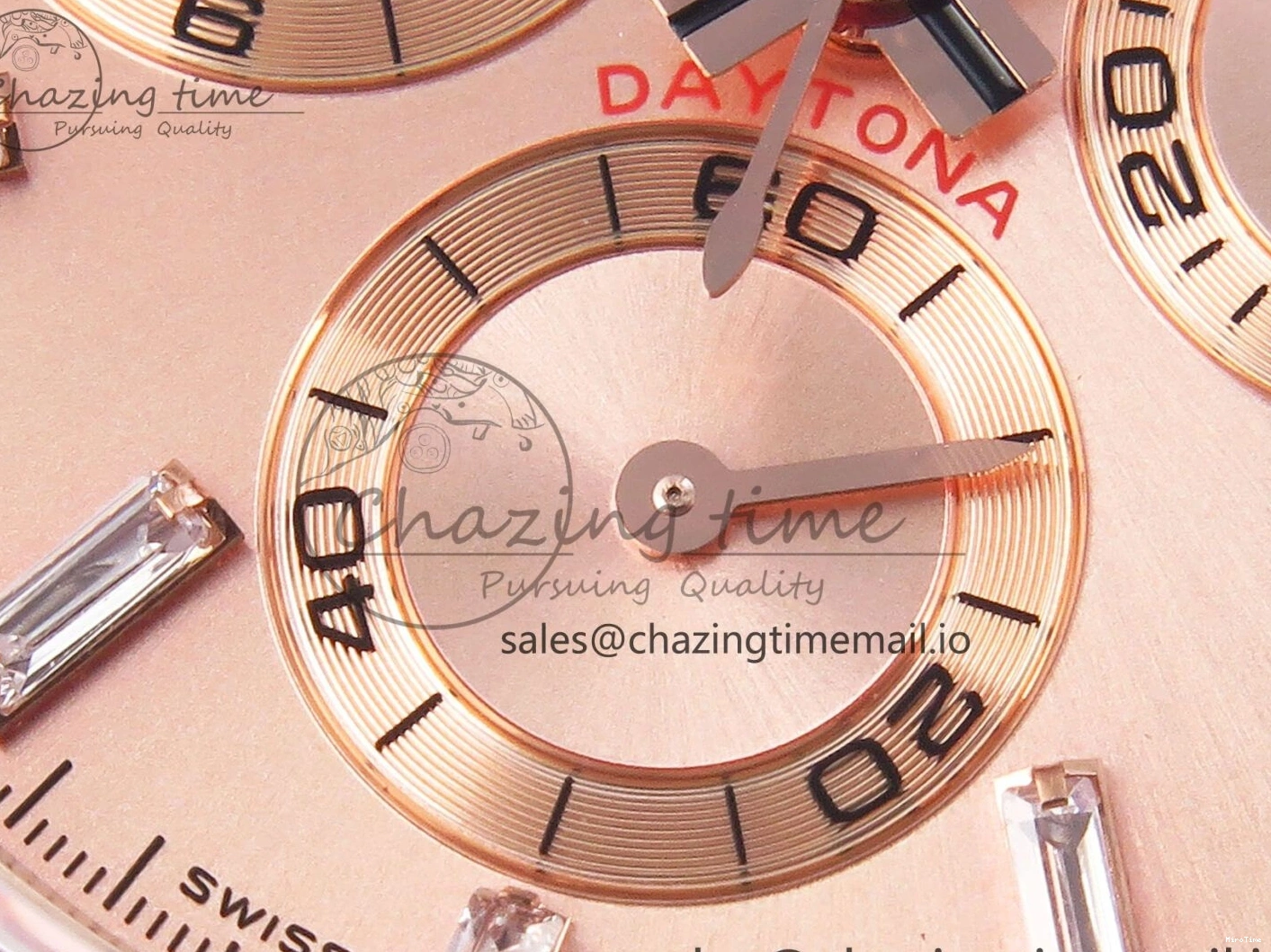 MiroTime 0402 Bold Daytona 116505 KING 1:1 Best Edition RG Crystal Dial on RG Bracelet SH 1938